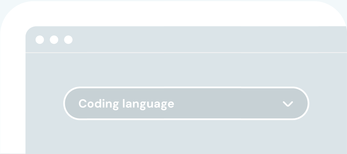 Choose programming language (Python, Java, JavaScript, PHP, HTML)